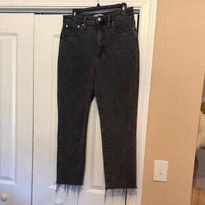 Madewell Charcoal Denim Jeans
